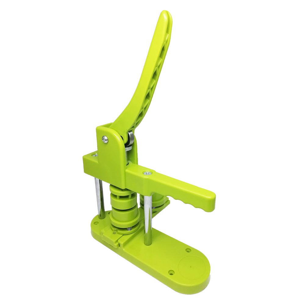Round 25mm Manual Plastic Pin Button Badge Making Machine with Badge and Paper Cutter for DIY Badge, Pin
