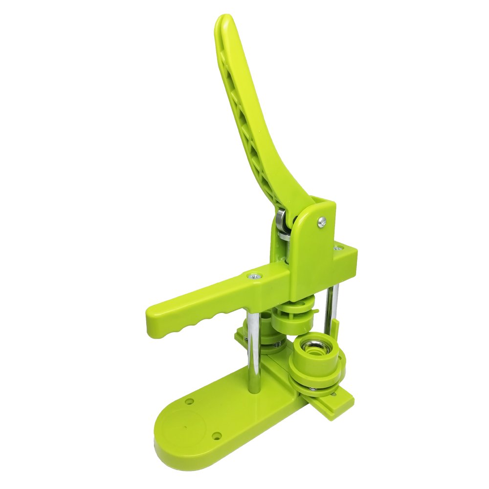 Round 25mm Manual Plastic Pin Button Badge Making Machine with Badge and Paper Cutter for DIY Badge, Pin