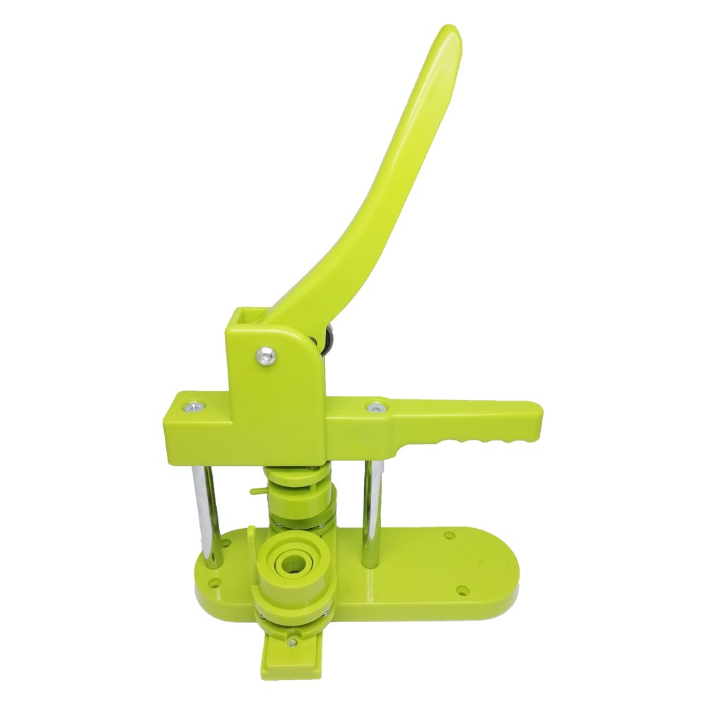 Round 25mm Manual Plastic Pin Button Badge Making Machine with Badge and Paper Cutter for DIY Badge, Pin