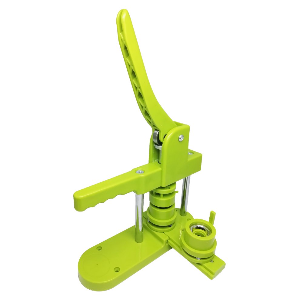 Round 25mm Manual Plastic Pin Button Badge Making Machine with Badge and Paper Cutter for DIY Badge, Pin