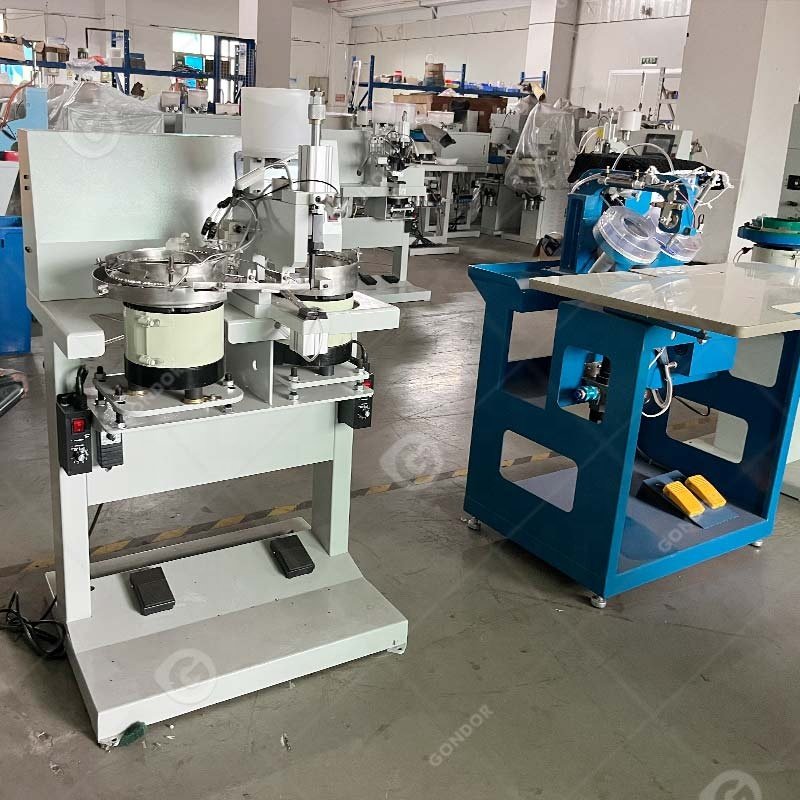 Automatic Eyelet Buttonhole Electric Snap Plastic Button Press Attaching Pressing Make Machine Price