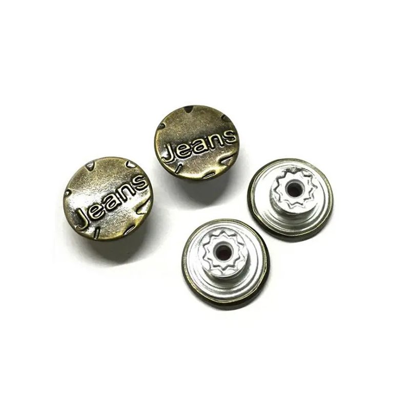 Promotion Metal Silver Jeans Button Rivetfashion Jean Rivet Jeans Metal Silver Alloy Button