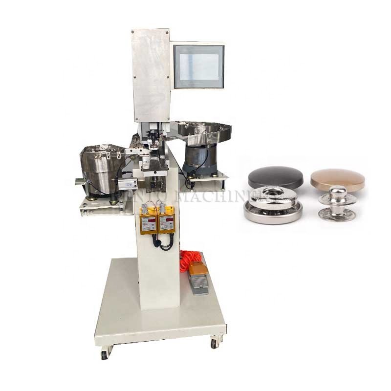 Factory Direct Sale Button Attaching Machine / Industrial Button Fixing Machine / Snap Button Press Machine