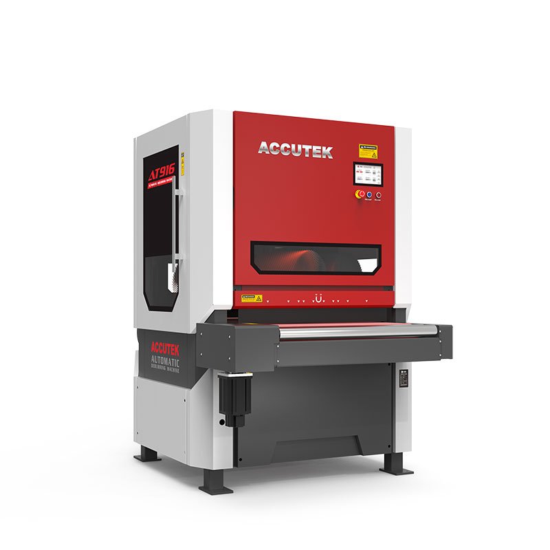 Full-Automatic Flat Sheet Deburring Machine for ALUMINUM Stainless Steel for Manufacturing Plant Polishing Sharp Metal Edge