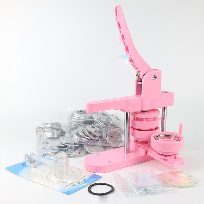 Easy Operation Durable Magnet Button Maker New Style Multiple Size Button Parts Circle Cutter Plastic Badge Making Press Machine