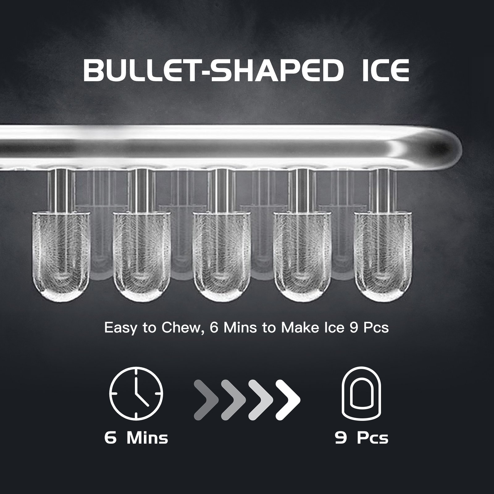 OEM Commerical Household Automatic Countertop Portable Small Mini Ice Cube Maker Machine For Home