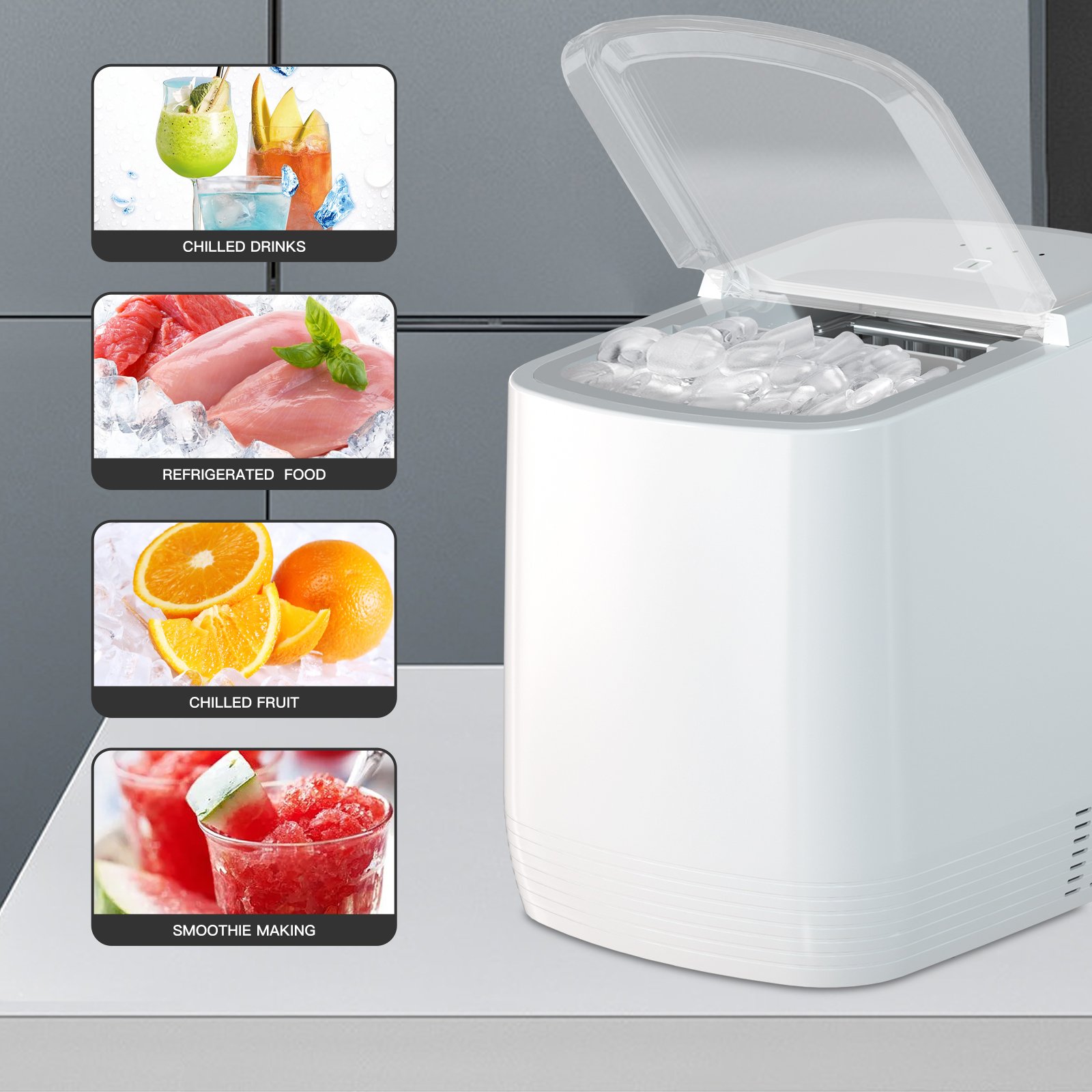 OEM Commerical Household Automatic Countertop Portable Small Mini Ice Cube Maker Machine For Home