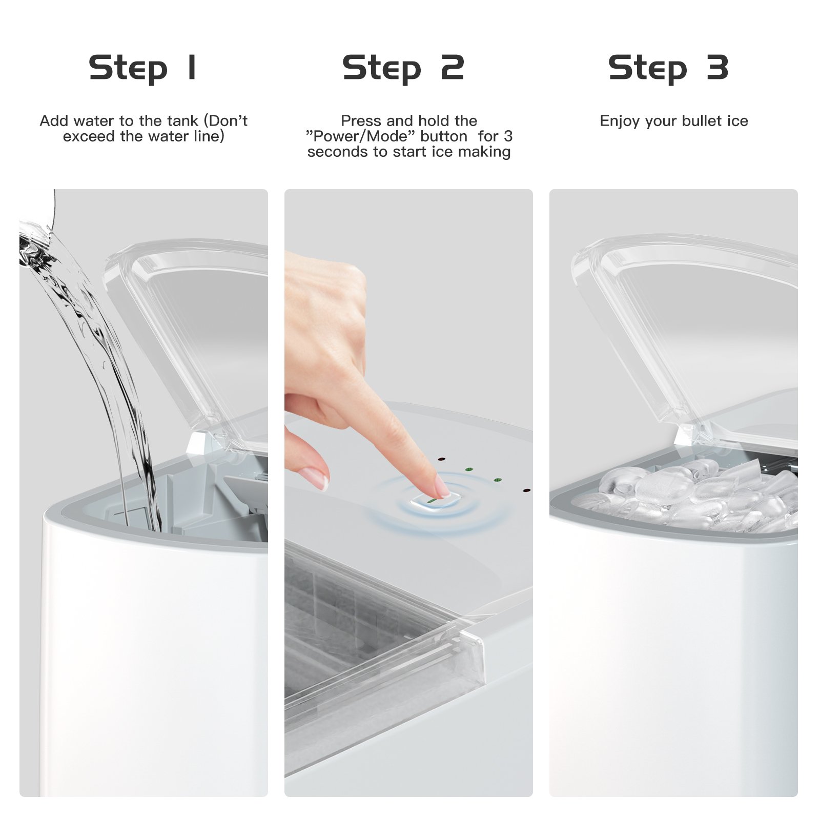 OEM Commerical Household Automatic Countertop Portable Small Mini Ice Cube Maker Machine For Home