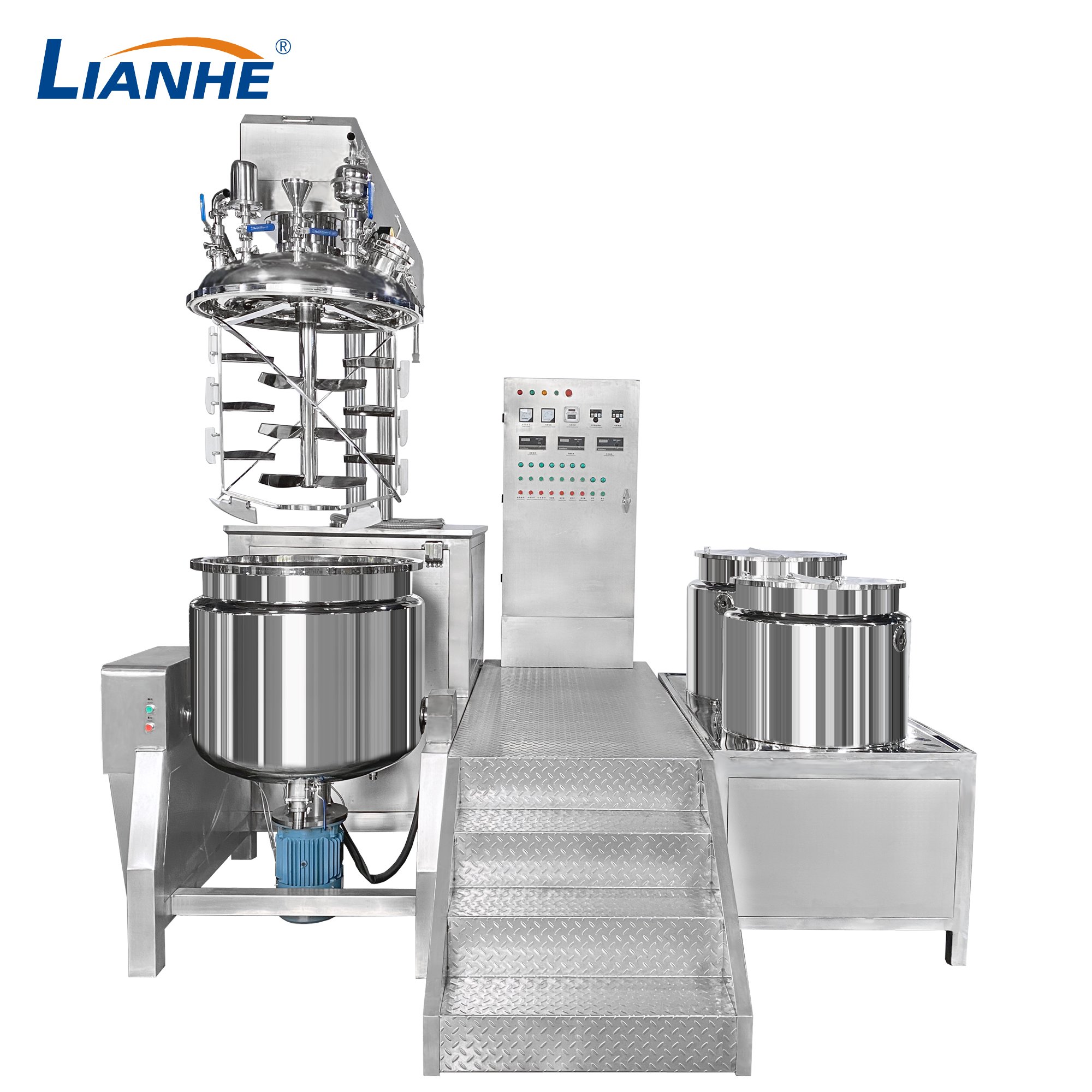 200-1000l body cream vacuum conditioner lotion homogenizer cosmetic emulsifier cosmetic mixing tank gelr