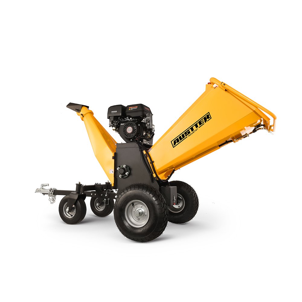 AUSTTER Special Design 15HP Gas Engine Powered Making Chips Machine Wood Chipper Shredder Garden Mini wood Chipper for Sale