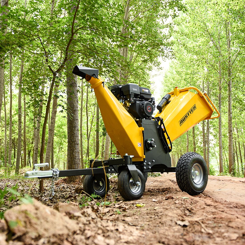 AUSTTER Special Design 15HP Gas Engine Powered Making Chips Machine Wood Chipper Shredder Garden Mini wood Chipper for Sale