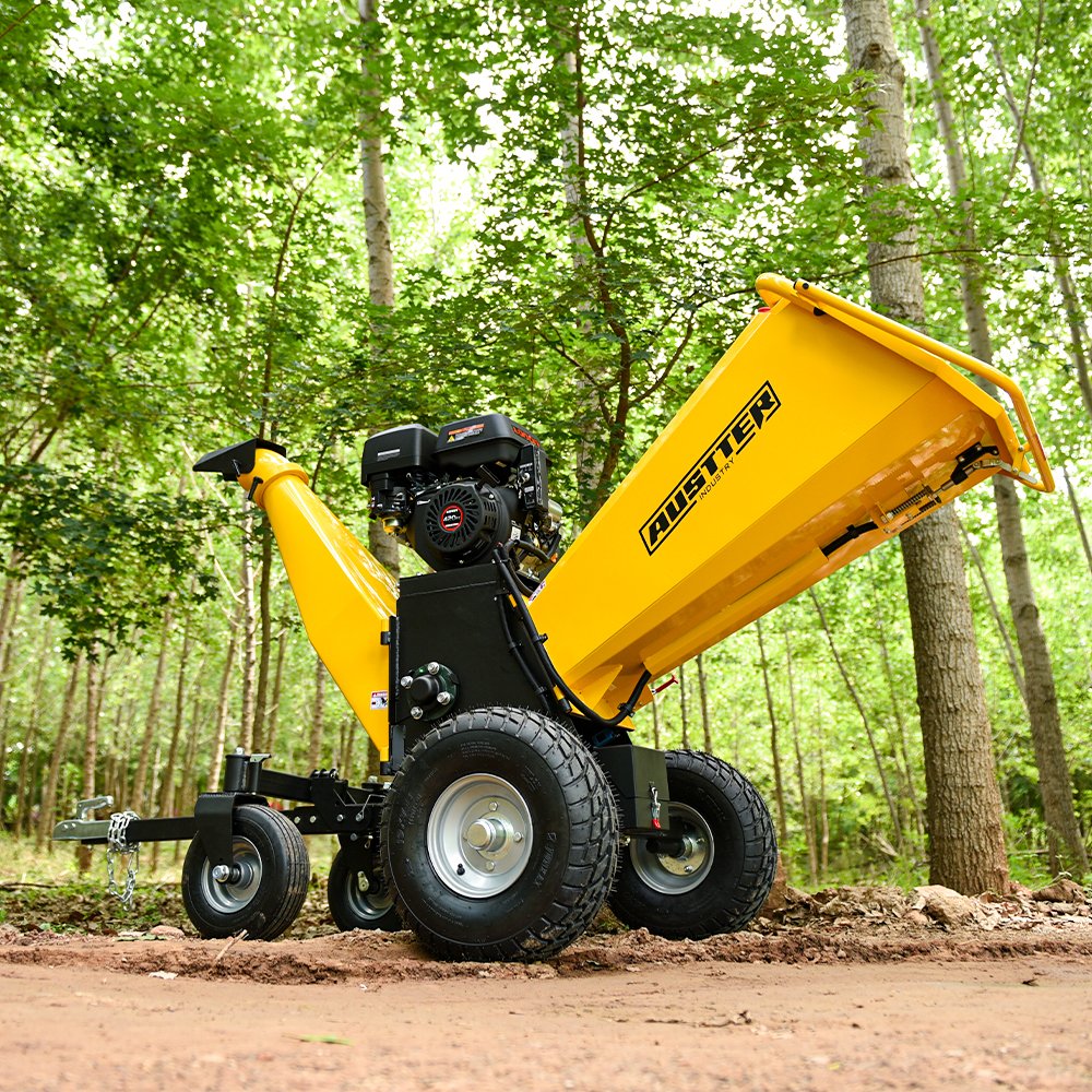AUSTTER Special Design 15HP Gas Engine Powered Making Chips Machine Wood Chipper Shredder Garden Mini wood Chipper for Sale