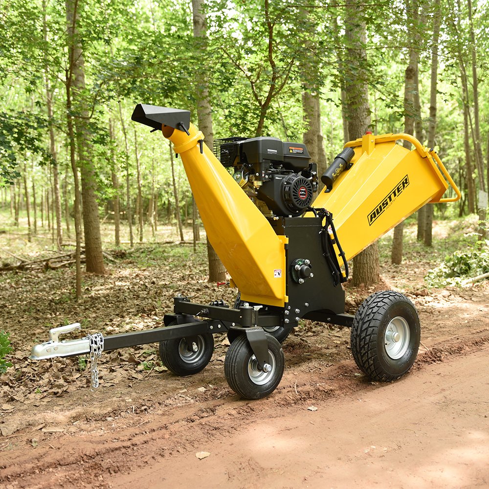 AUSTTER Special Design 15HP Gas Engine Powered Making Chips Machine Wood Chipper Shredder Garden Mini wood Chipper for Sale