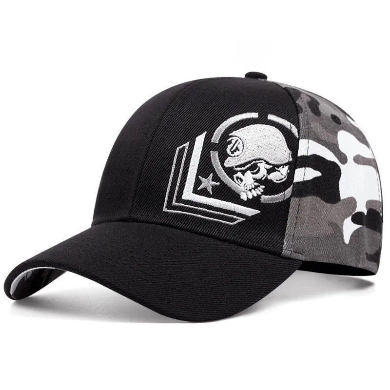 3D embroidery high-end fashion baseball caps men's and women's hip hop hats Summer visor Outdoor sports flat brimmed hats