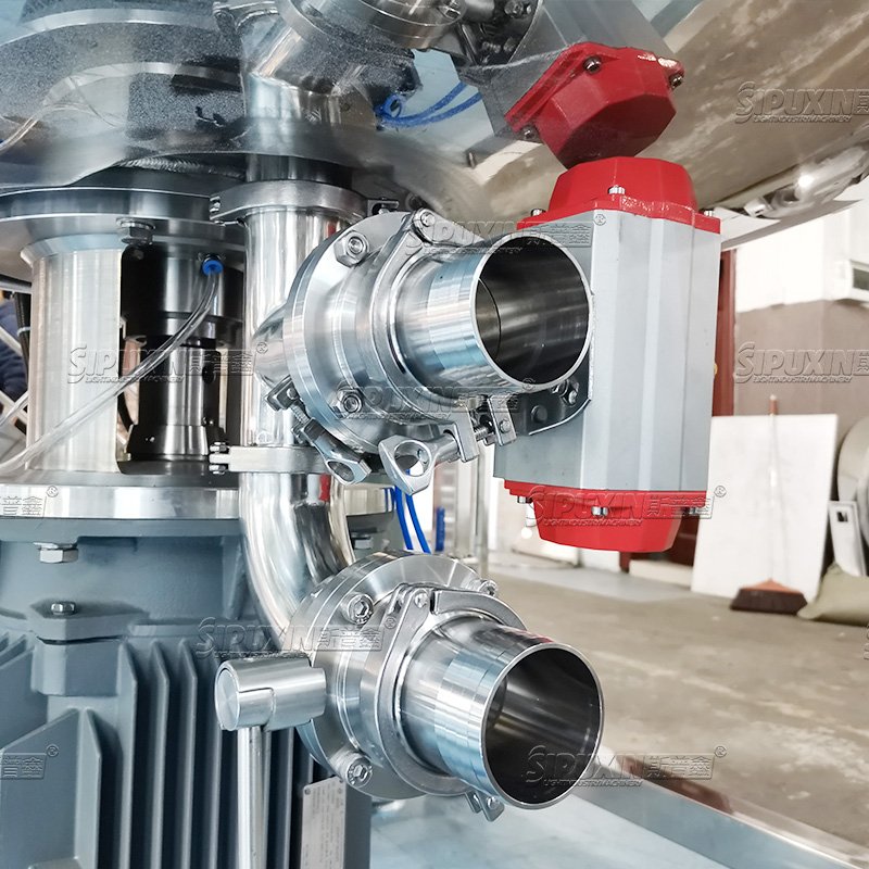 1000L Double Dispersion Fixed Toothpaste Machine Vacuum Homogenized Cream Making Machine Shaving Cream Manufacturing Equipment