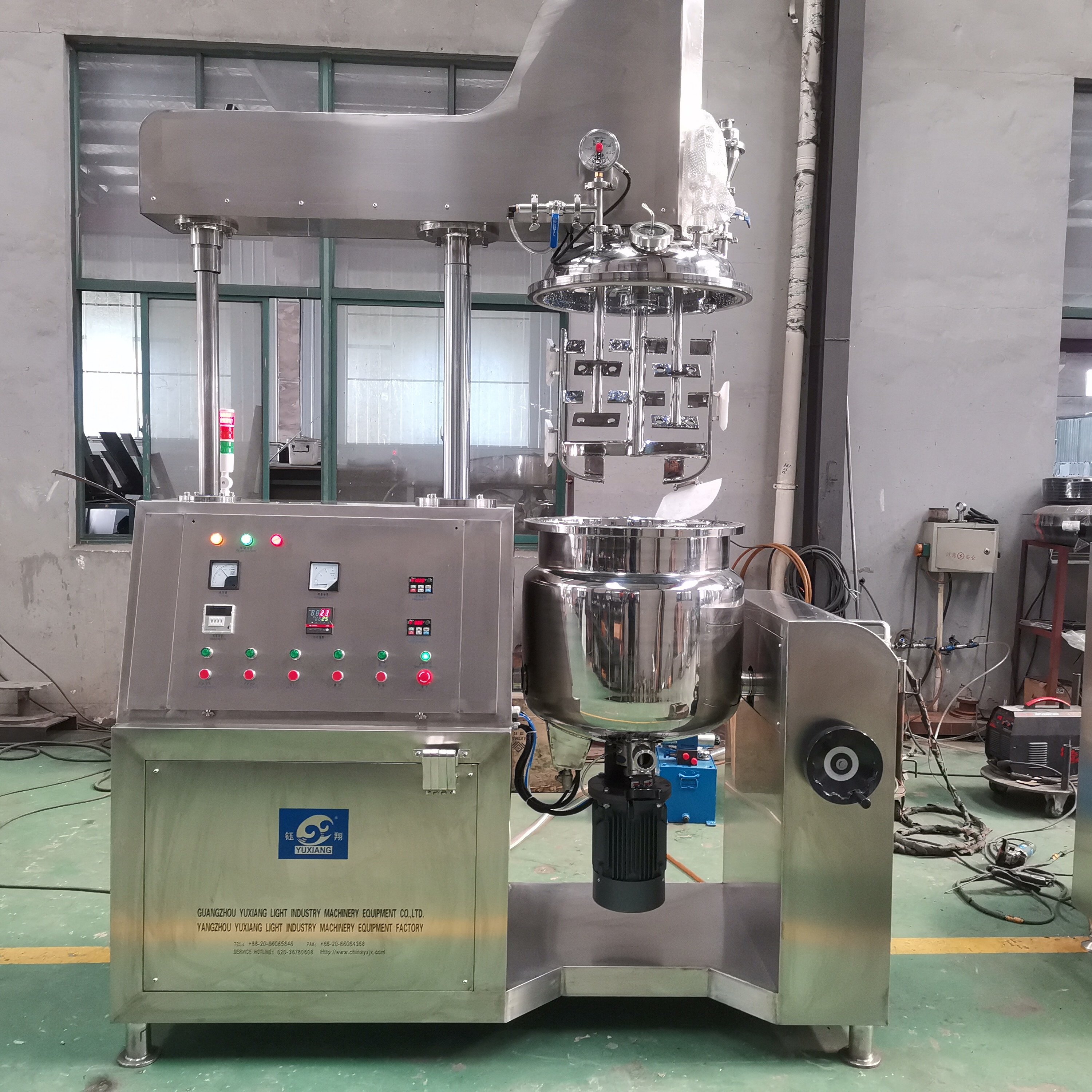 100 KG Cosmetic Cream and Lotion Making Machine Emulsifying Equipment for Mixing