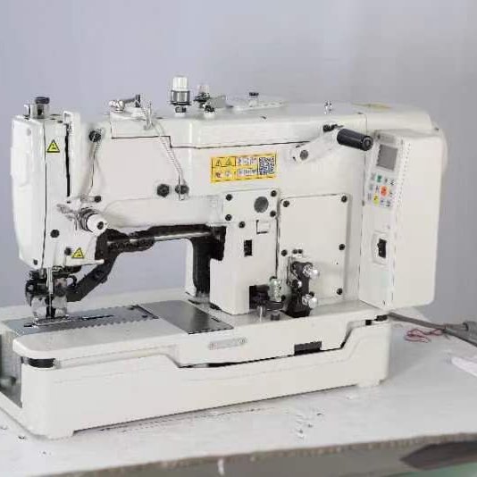 Qk781 High Speed Straight Button holing Machine With Step Motor Auto Foot Cheap Price