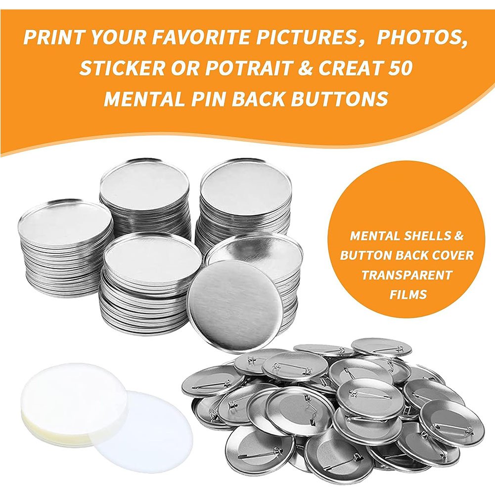 1000 pcs 58mm Blank Button Parts Button Supplie Round Button Making Supplies