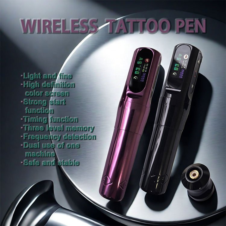 Professional Wireless Rotary battery Pen permanent make up tattoo machine pen with RCA connection