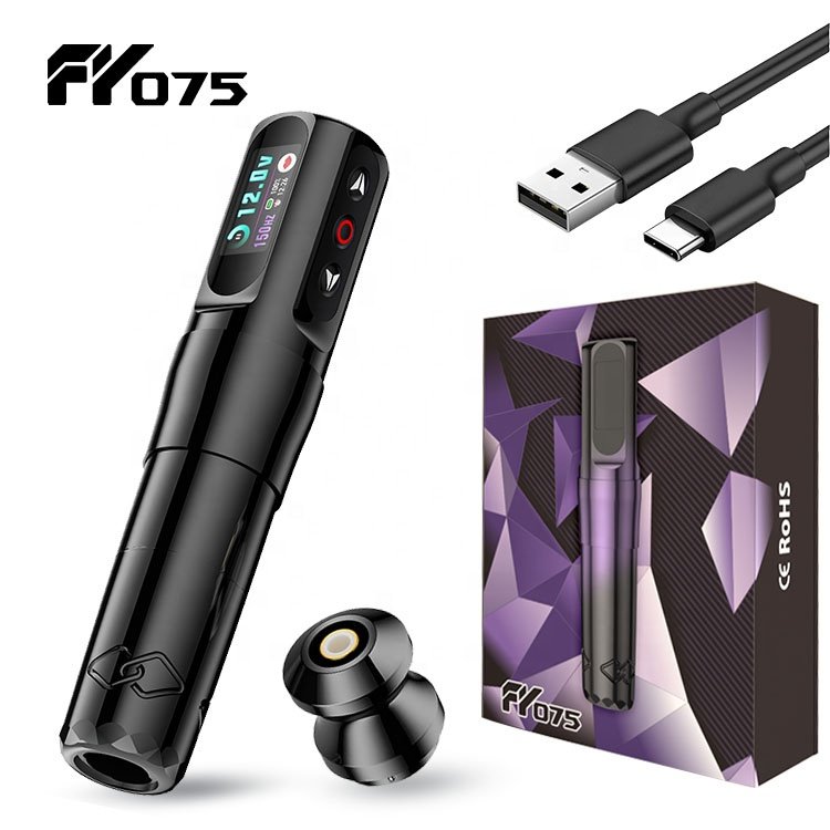 Professional Wireless Rotary battery Pen permanent make up tattoo machine pen with RCA connection
