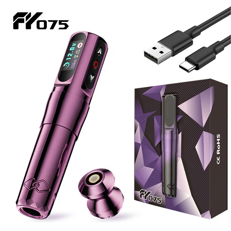 Professional Wireless Rotary battery Pen permanent make up tattoo machine pen with RCA connection