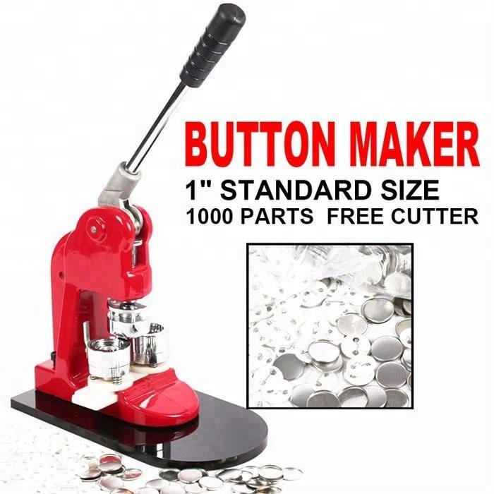 Button Badge Making Machine with Metal Steel CE Provided South Africa Mould Digital Controller Pin Making Machine Manual 365days