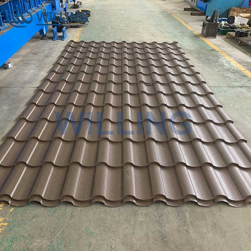 FORWARD Wholesale Price Glazed Tile Forming Machine Step Tiles Roll Forming Machines Glazed Tile Making Machine