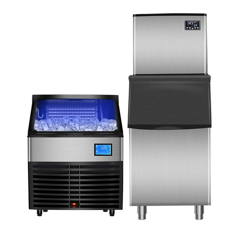 Ice Maker Machines Commercial 350kg Ice Cube Block Making Machine Automatic Stainless Steel Ice Makers For Business Food Truck