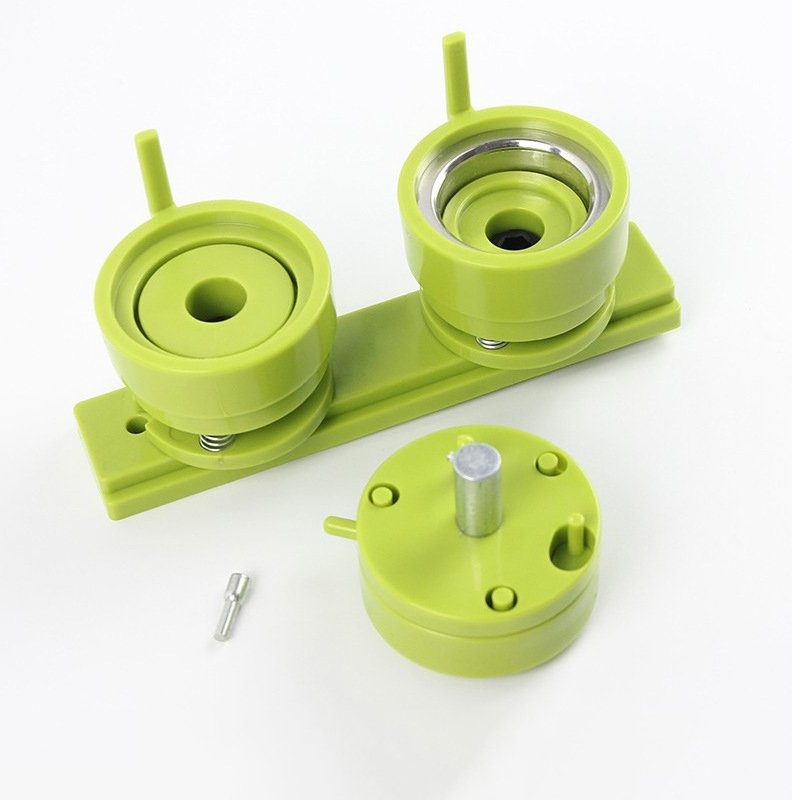Plastic Type Round Shape Button Badge Making Machine Mold For Pin Press Machine