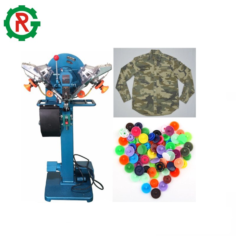 Snap button press machine servo button machine