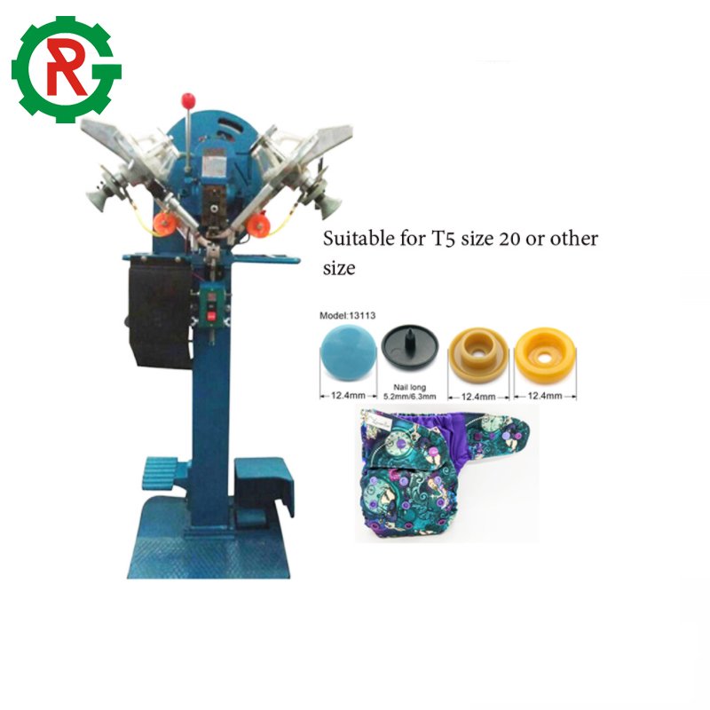 Snap button press machine servo button machine