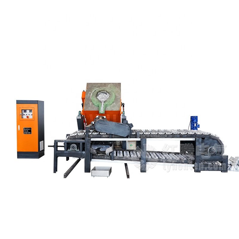 ingots casting production line billets cast foundry aluminium melting furnace copper zinc ingot making machine