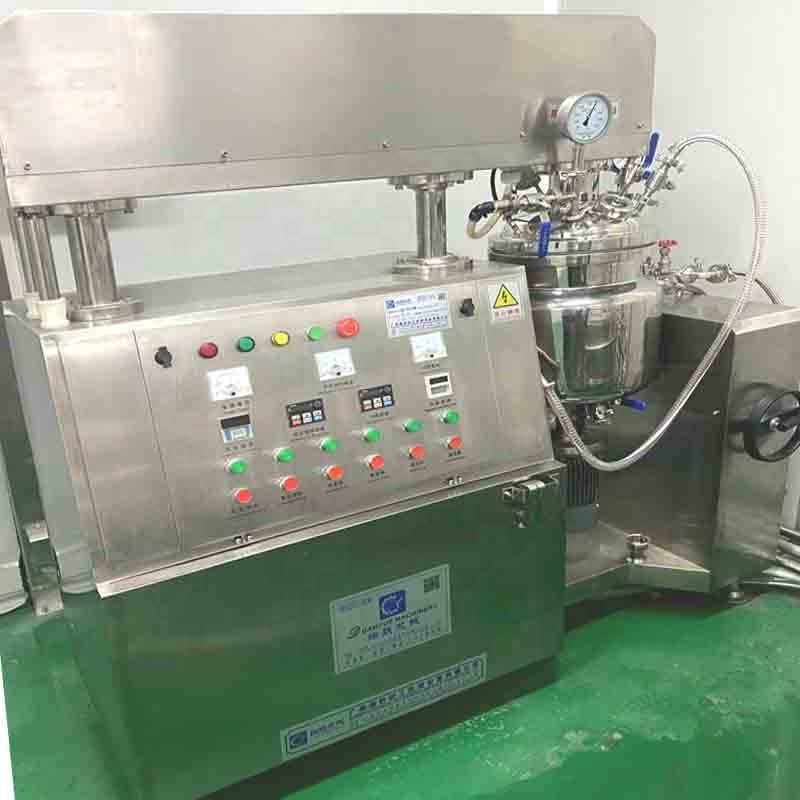30L 50LHeat And Cooling Emulsifier Mixer Cosmetic Cream Homogeneous Emulsifying Mixer Hydraulic Lifting Lab Mixer Homogenizer