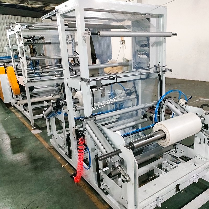 High speed Plastic PE Slide Zipper Bag Making Machine Automatic Button Zipper Machine