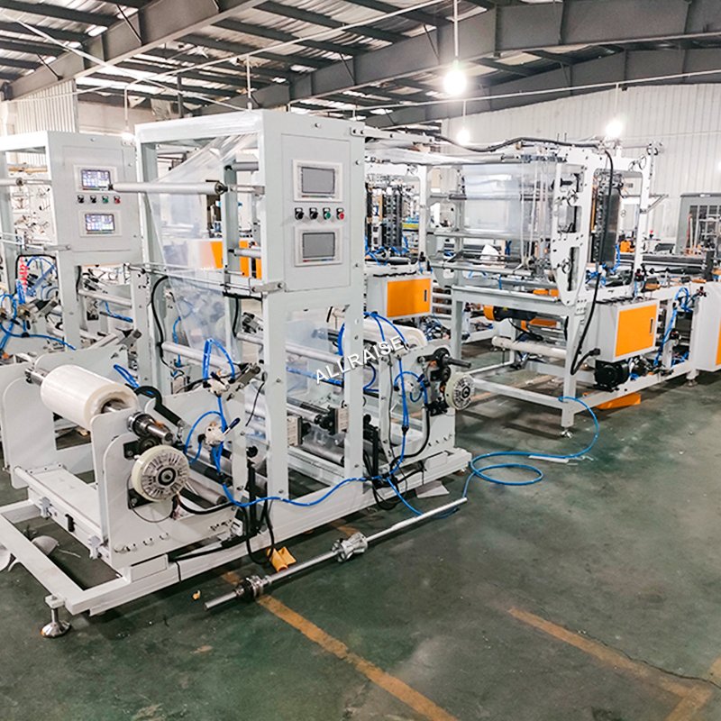High speed Plastic PE Slide Zipper Bag Making Machine Automatic Button Zipper Machine