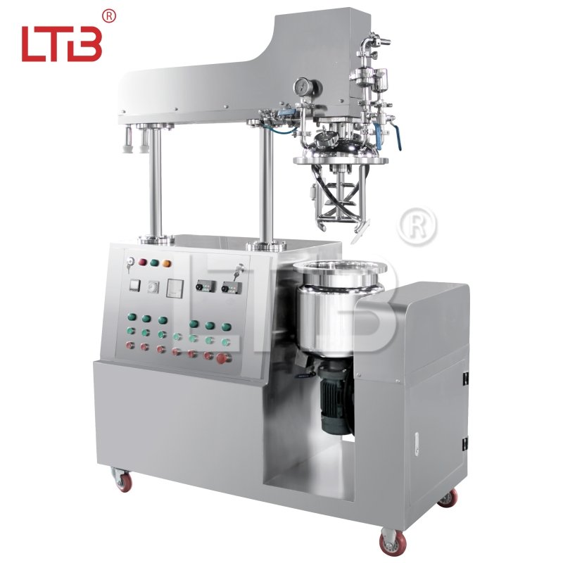Paste Making Machine Toothpaste Production Equipment Vacuum Mixer Emulsifying Machine For Toothpaste