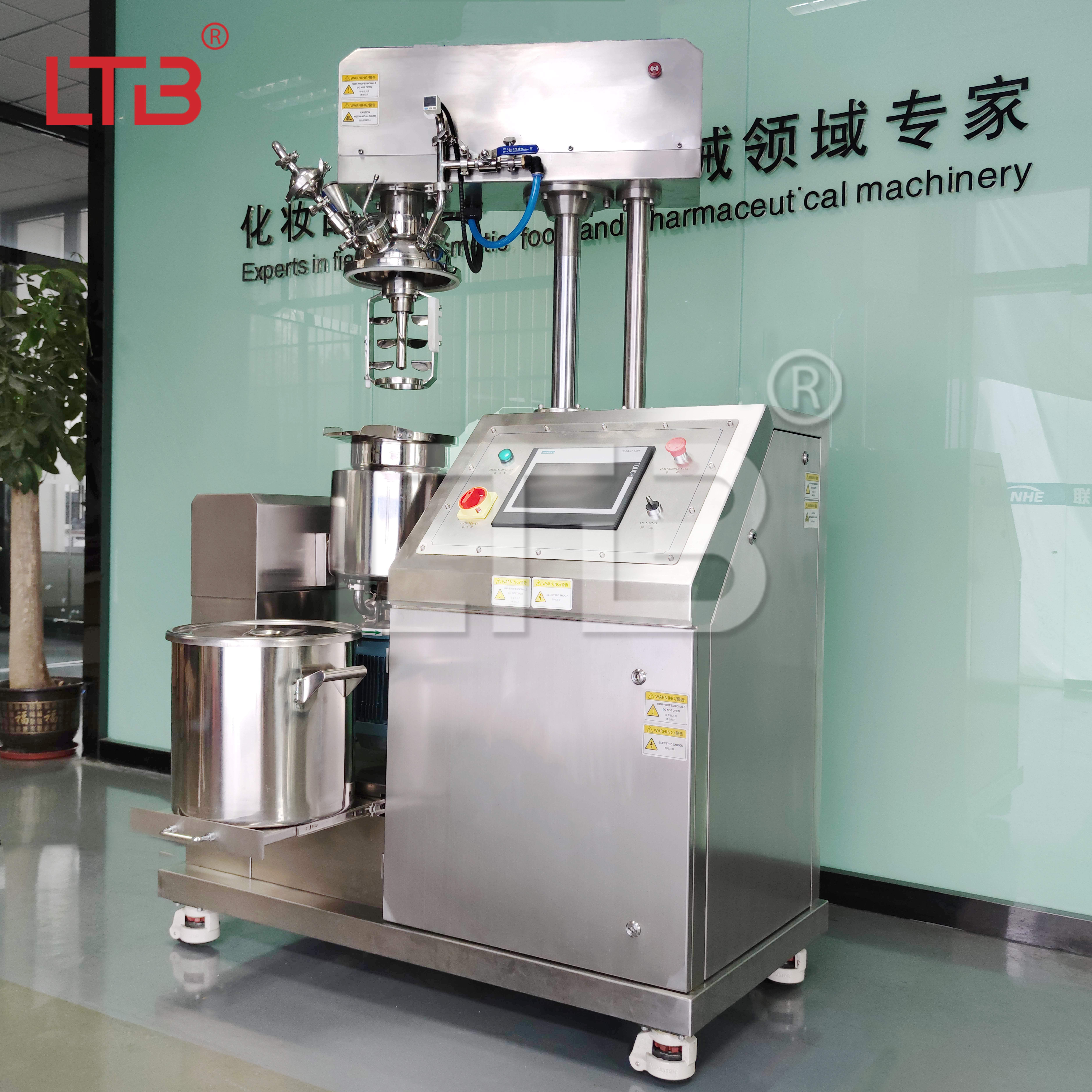 Paste Making Machine Toothpaste Production Equipment Vacuum Mixer Emulsifying Machine For Toothpaste