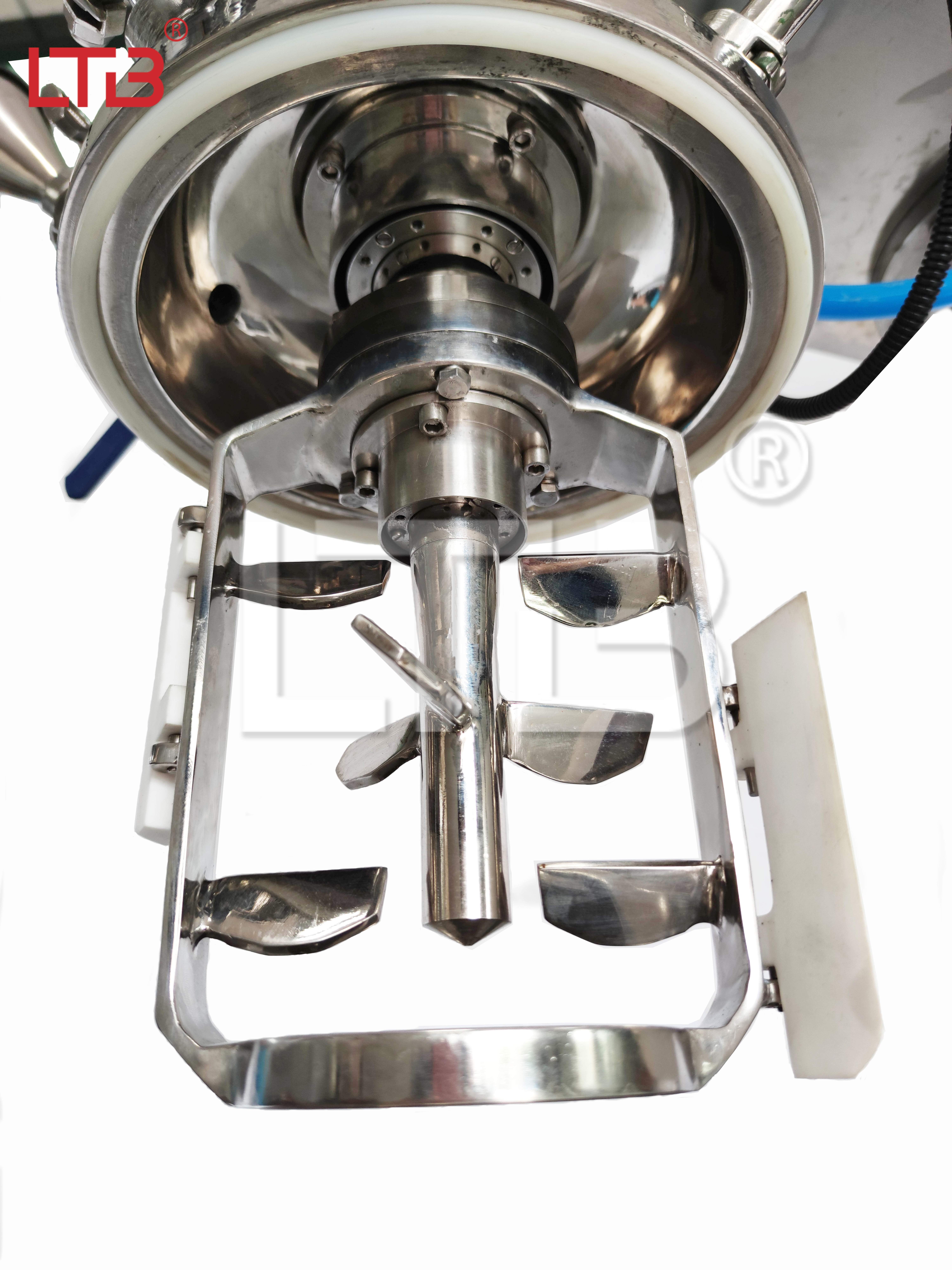 Paste Making Machine Toothpaste Production Equipment Vacuum Mixer Emulsifying Machine For Toothpaste