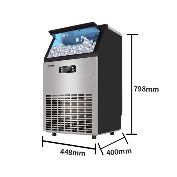 Ice Maker 60kg Automatic Home Commercial Small Ice Cube Block Making Machine Ice Maker Machine For Business Sale Food Beverage