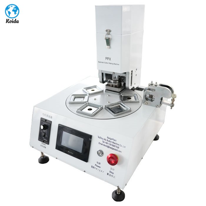 Ppx Pneumatic Machine For 50*50mm (2*2inch) Fridge Magnet/pin Badge Making Semi-automatic