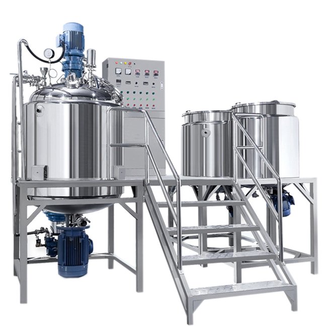 High Quality Vacuum Mixer Cosmetic Homogenizer Face Cream Body Lotion Making Machine Emulsifying