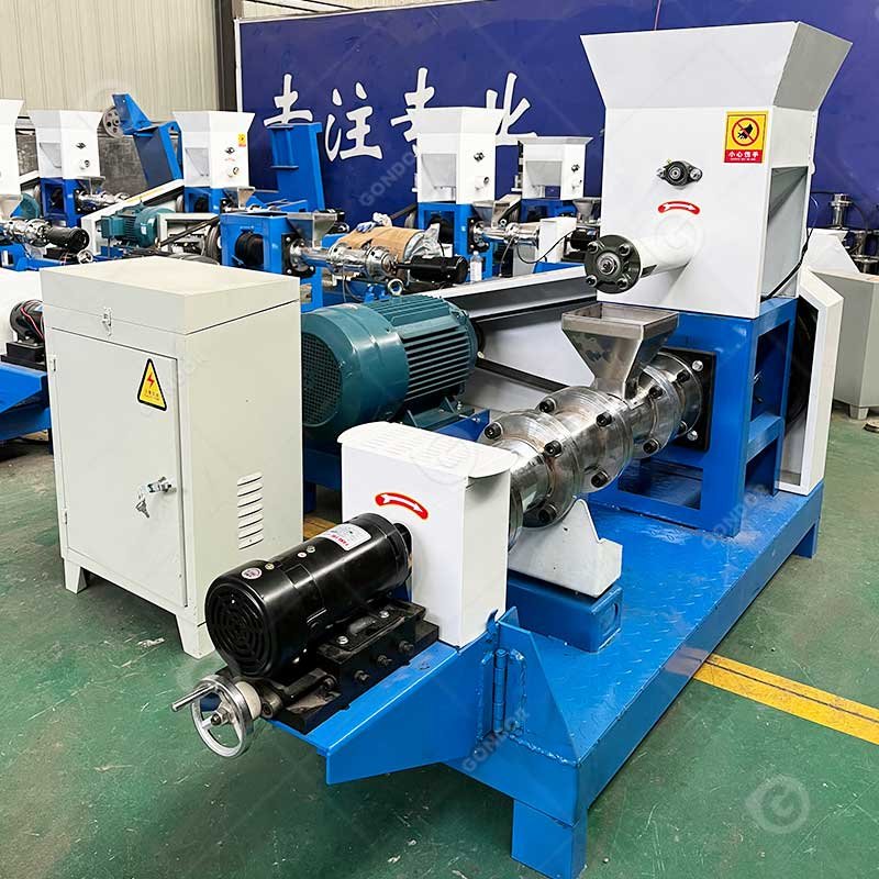 Pellet Food Tilapia Extruder China Dryer Sinking Aqua Float Fish Granulator Pellet Mill Trout Feed Make Machine For