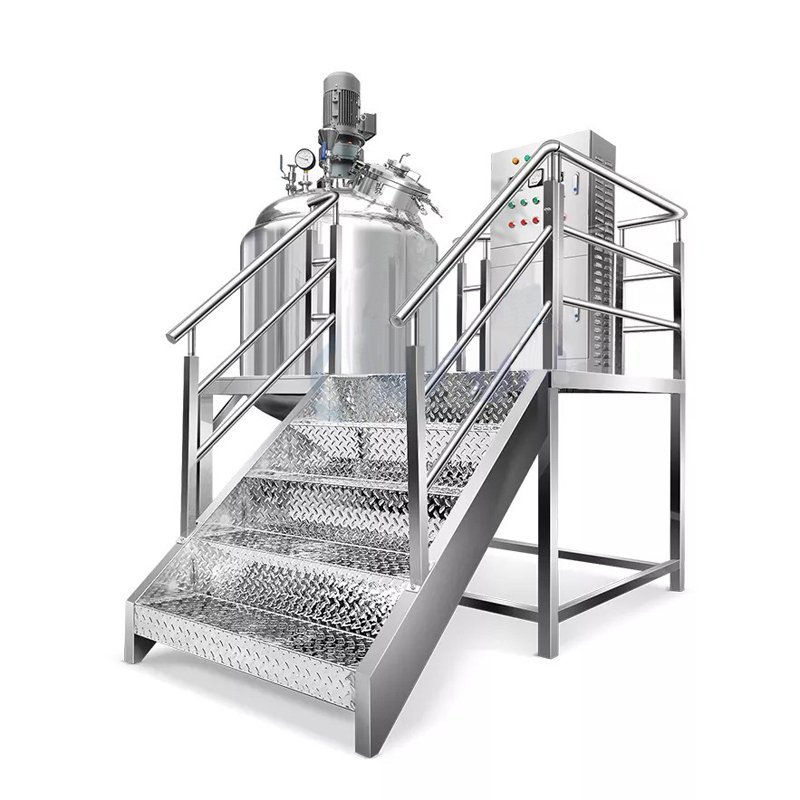 Cosmetic Vacuum Emulsifying Machine Gel Making Machine Vacuum Homogenizer Mixer