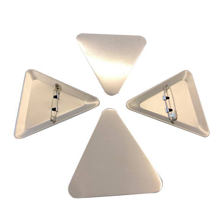 66*66MM Triangle Shape Button Maker Kit Badge Making Machine+Paper Cutter+100pcs Badge Button Pins