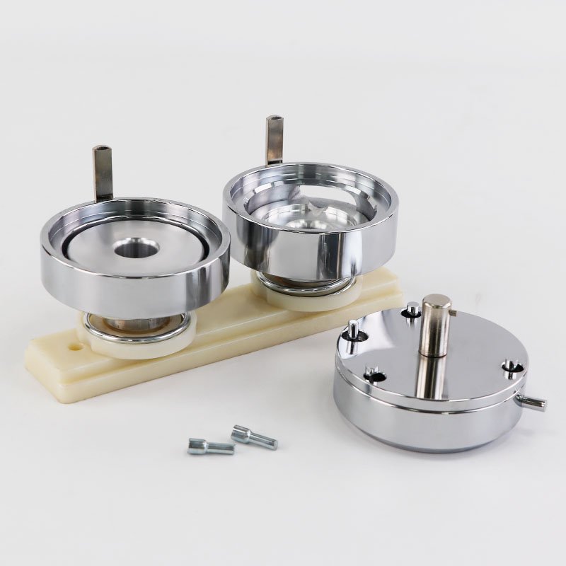 58mm Button Mould with plastic slid for badge making machine