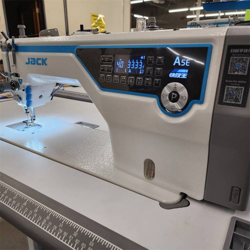 Brand New Jack A5E Single Needle Direct Drive Fully Automatic Blanking Lockstitch Industrial Sewing Machine