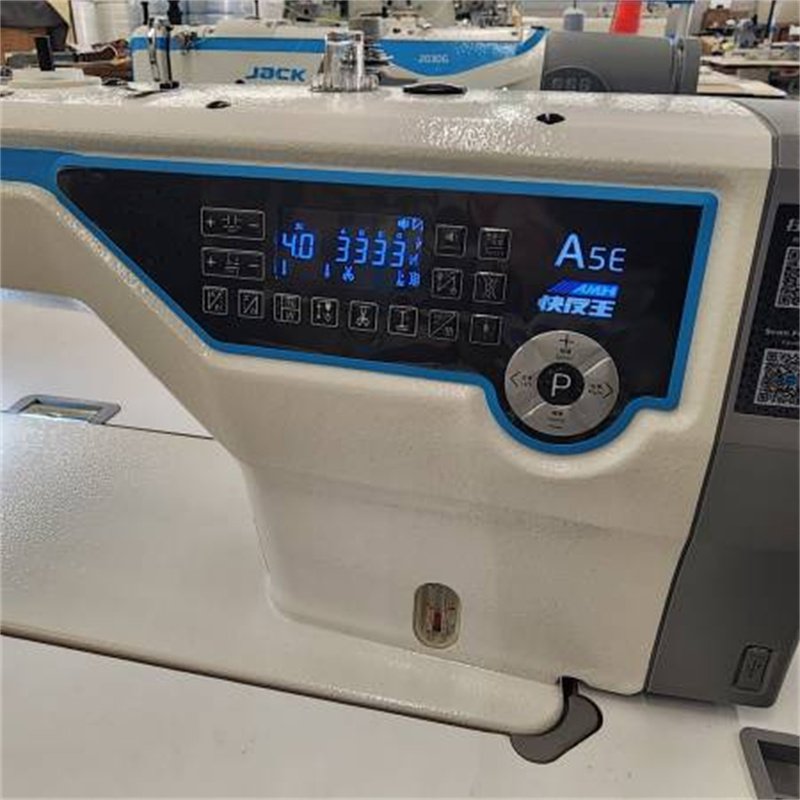 Brand New Jack A5E Single Needle Direct Drive Fully Automatic Blanking Lockstitch Industrial Sewing Machine