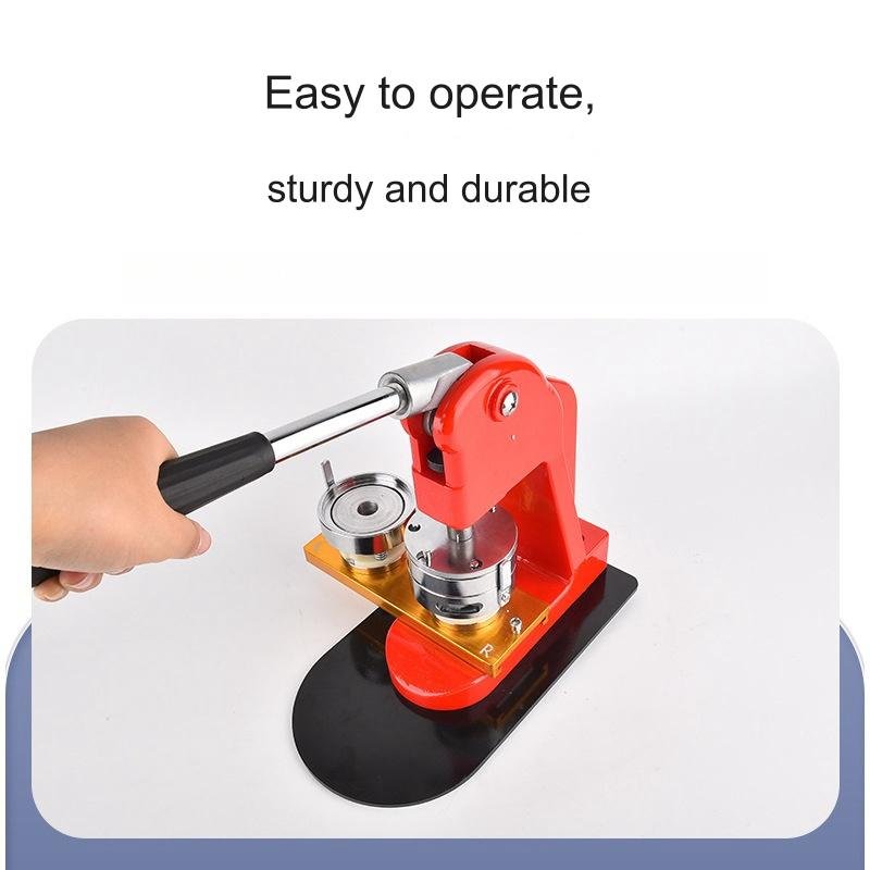 High Quality Manual Button Making Machine Button Metal and Plastic badge making machine making 25mm/32mm/37mm/44mm/75mm