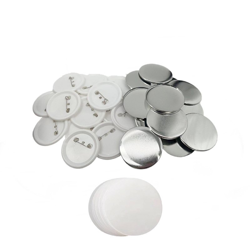 Custom pin can badge metal tin badge offset printing blank metal tin tinplate 58mm cheap pin button badge for promotion