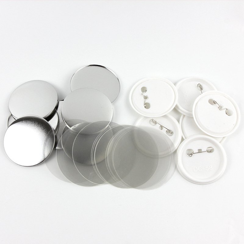 Custom pin can badge metal tin badge offset printing blank metal tin tinplate 58mm cheap pin button badge for promotion